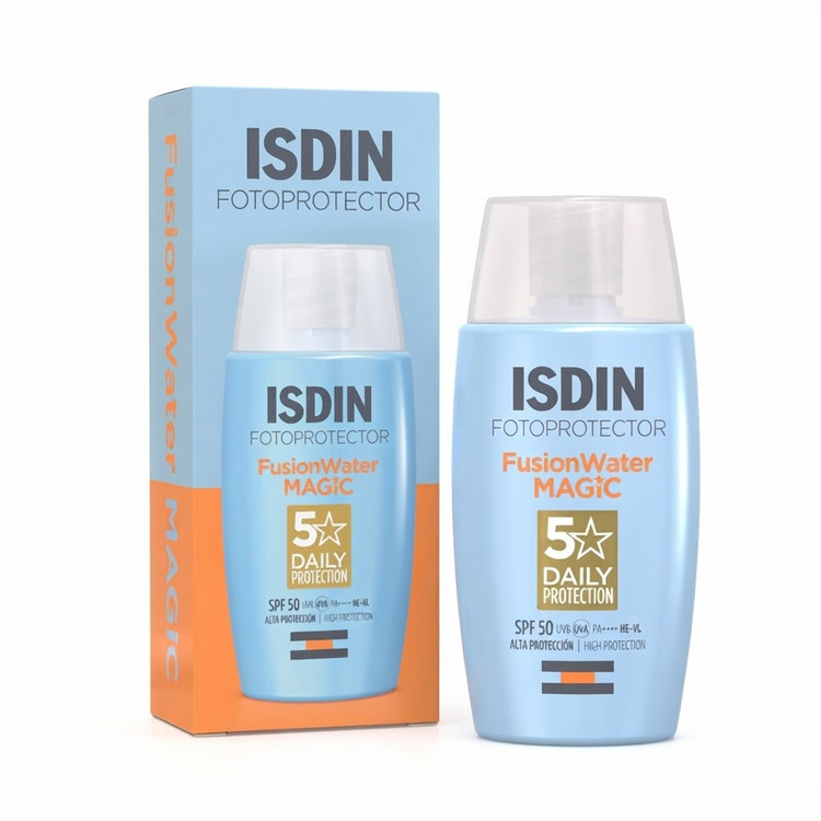ضد آفتاب ایزدین spf50 مدل مجیک فیوژن واتر 50ml