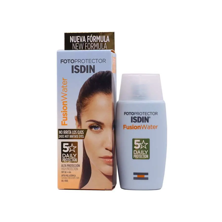 ضد آفتاب ایزدین مدل فیوژن واتر بدون رنگ 50ml